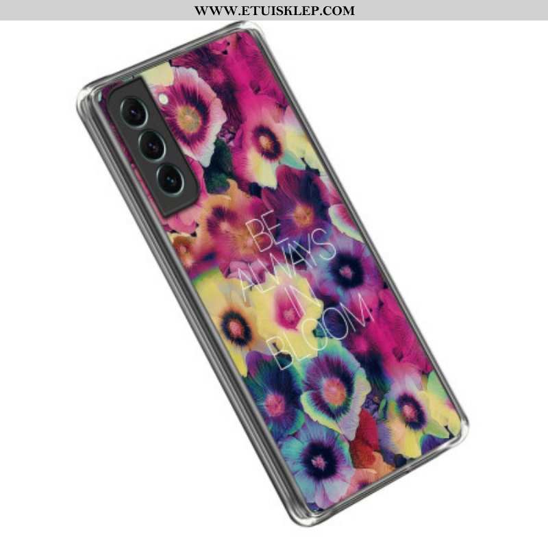 Etui do Samsung Galaxy S23 5G Silikon Bądź Zawsze W Rozkwicie